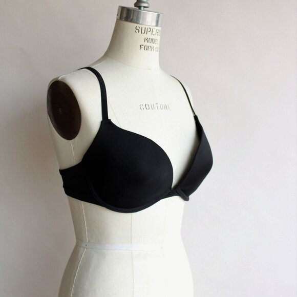 Push Up Bra, Black, Daisy Fuentes, Size 34D - Picture 4 of 8